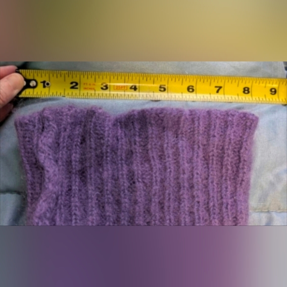 Dolce & Gabbana Purple Angora Turtleneck Sweater - Picture 14 of 14